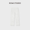 ROMI STUDIO“白色丹宁”棉氨纶肌理感小直筒显瘦牛仔裤RWDSXT1790 商品缩略图4
