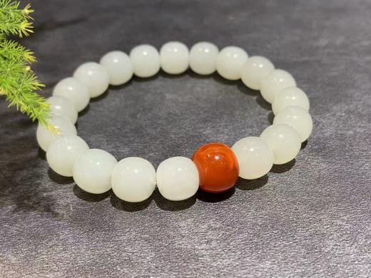 【御珠宫坊】羊脂白玉手串 商品图2