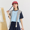 笛莎Deesha 2026年夏季新款青少年撞色插肩袖索罗娜原纱防晒吸湿速干T恤 商品缩略图3
