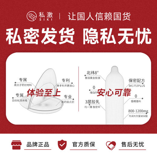 【专利单手秒开】SIKI私激安全套加全系列玻尿酸润滑液，一润到底全程丝滑不尬场 商品图5