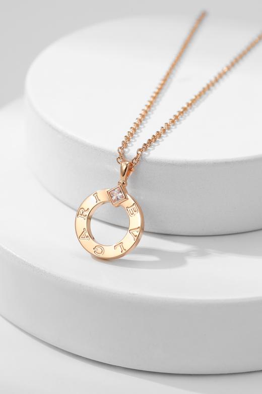 宝格丽 标志镌刻项链 圆饼 吊坠（XTY） 商品图1