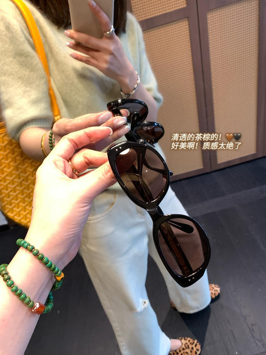 春夏必入！ F*m* Red Zone众明星同款猫眼墨镜来咯！一眼沦陷的复古轻奢感～（售后时间：签收3天内，不合适及时申请） 商品图4