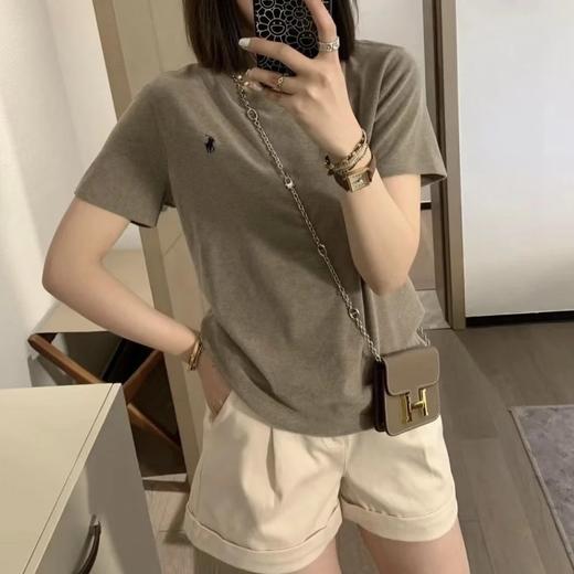 人手款！ 老渠道纯元   小马磨毛t  5色入  经典款基础穿搭必备！圆领短袖T恤 商品图3