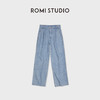 ROMI STUDIO“四季牛仔”全棉复古水洗高腰阔腿牛仔长裤RWDSXT1636 商品缩略图2