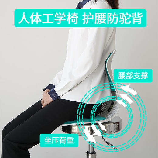 【思菲其护腰坐垫，升级四代】人体工学椅要考坐垫，办公室久坐神器 商品图0