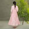 [【林栖设计小店】粉海云霓|粉色印花宽松显瘦层次感2026早春新品连衣裙1961253 商品缩略图4
