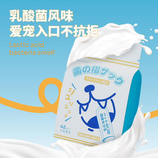 kojima宠物乳酸菌洁牙指套湿巾猫咪洁齿口臭牙齿狗狗口腔清洁刷牙 商品图3