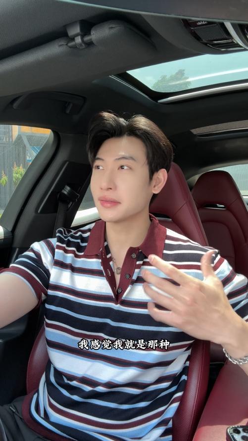 M198SDSA男装2026新款高贵轻奢复古文艺风舒适条纹polo翻领短袖T恤 商品图0