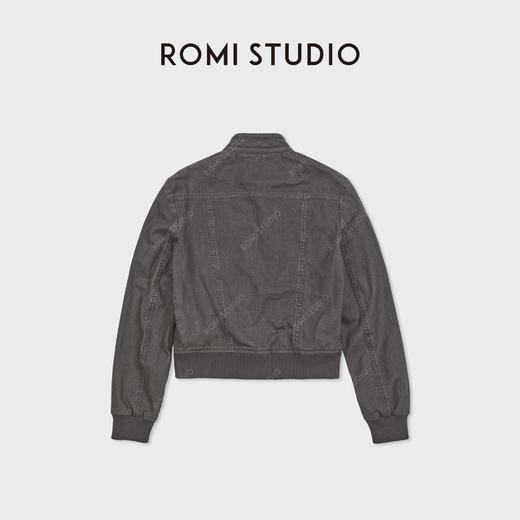 ROMI STUDIO“美式复古”牛仔棉四口袋工装短款夹克外套 RWDSW82135 商品图2