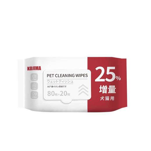 增量装KOJIMA宠物湿巾去泪痕湿巾免洗手套湿巾洗耳液滴耳液去油膏 商品图2