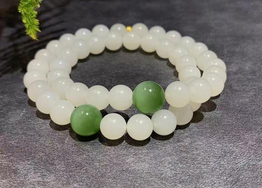 【御珠宫坊】羊脂白玉珠串 商品图1