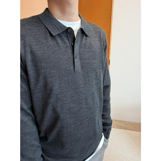 2603303   奢牌 羊毛真丝 POLO领 商品图5