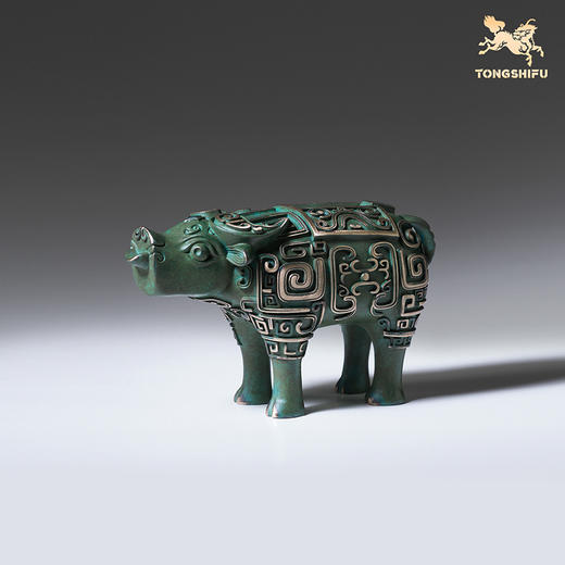 铜师傅 陕西历史博物馆系列《牛尊铜摆件》青铜摆件 商品图3