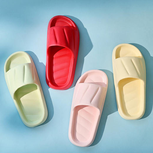 清仓【9.9抢EVA静音拖鞋】家居舒适拖鞋 厚底简约凉拖 男女同款 木地板/宿舍 家居浴室拖鞋 多场景使用 柔韧材质防滑纹理大底 商品图0