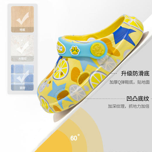 测评优品-巴布豆 儿童洞洞鞋 130-180码 商品图2