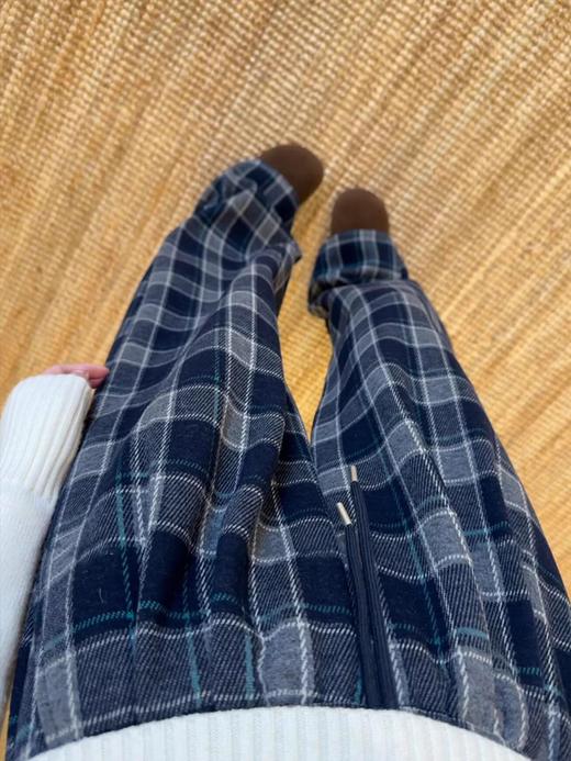 the Barn*露思同款韩系格子拼接裤 商品图6