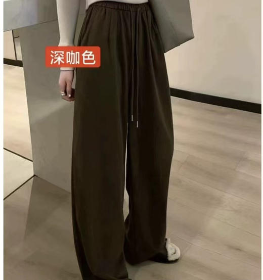敲高性价比！面料敲舒服的澳绒阔腿裤糯米裤！ 商品图4