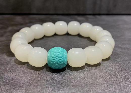 【御珠宫坊·传藏系列】羊脂白玉手串 商品图4