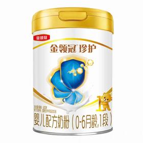 伊利 金领冠珍护白金版婴儿奶粉1段800g一箱6桶