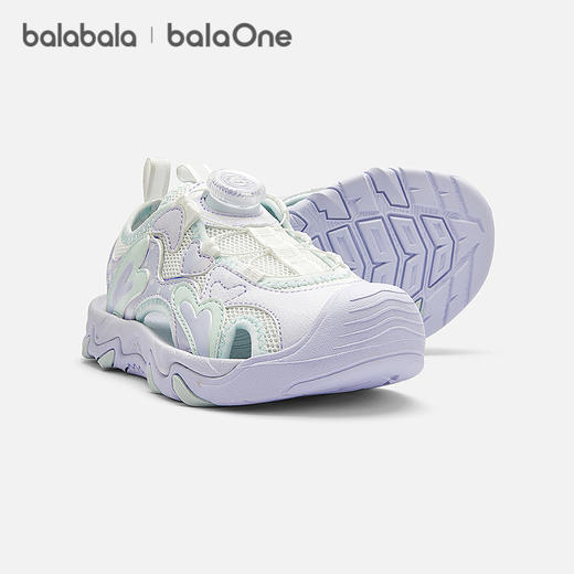 【balaOne】巴拉巴拉童鞋儿童凉鞋女童2026夏新款潮流色彩运动鞋 商品图1