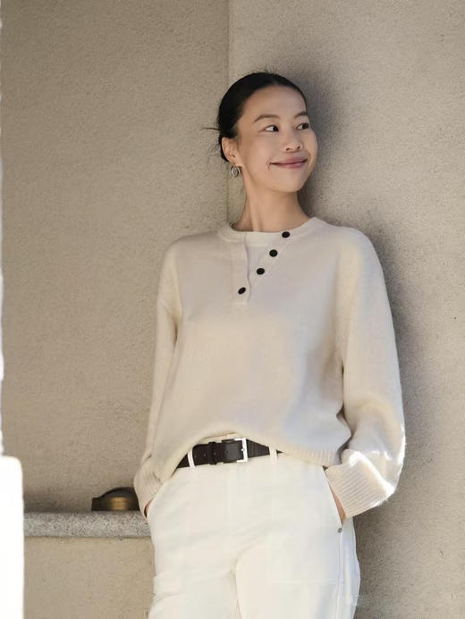 【高品质私服】【MC羊毛假两件套头衫】慵懒中又带着利落筋骨，显瘦又显气质G1711-CC【无标出货 介意慎拍】 商品图3