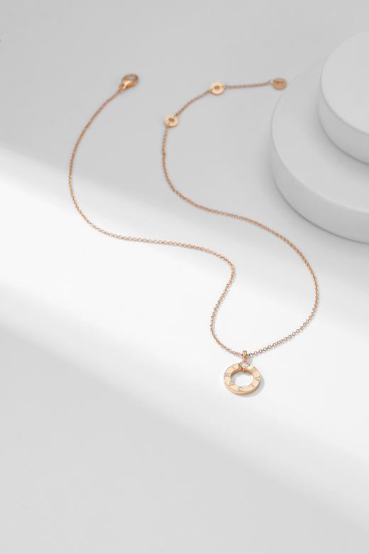 宝格丽 标志镌刻项链 圆饼 吊坠（XTY） 商品图5