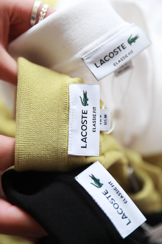 尖儿货polo衫，罗纹式肌理。胸口小标刺绣翻领短袖针织衫E031768 商品图1