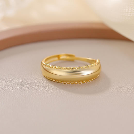 【安和】S925纯银光面素圈开口戒指【CW-SJZ0012】 商品图2