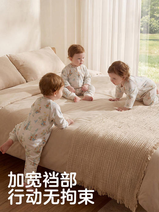 【新款睡袋】KUB可优比婴儿睡袋春秋夏季纱布睡袋儿童防踢被神器分腿四季通用 商品图4