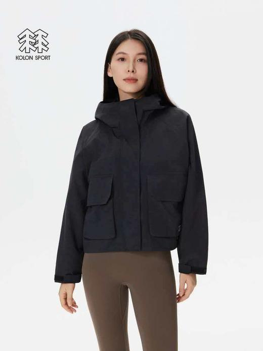 点此购买 可隆春秋季户外休闲衣女士露营短款宽松夹克运动外套 ss 342501 商品图4