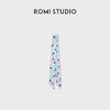 ROMI STUDIO100%桑蚕丝斜纹绸双面印花细窄丝巾领巾RWCRPY7572 商品缩略图4
