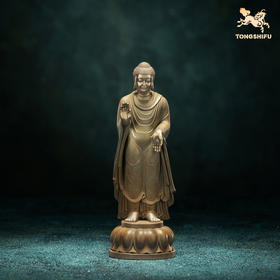 铜师傅 陕西历史博物馆系列《北周佛造像铜摆件》青铜摆件