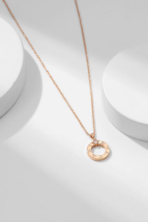 宝格丽 标志镌刻项链 圆饼 吊坠（XTY） 商品图2