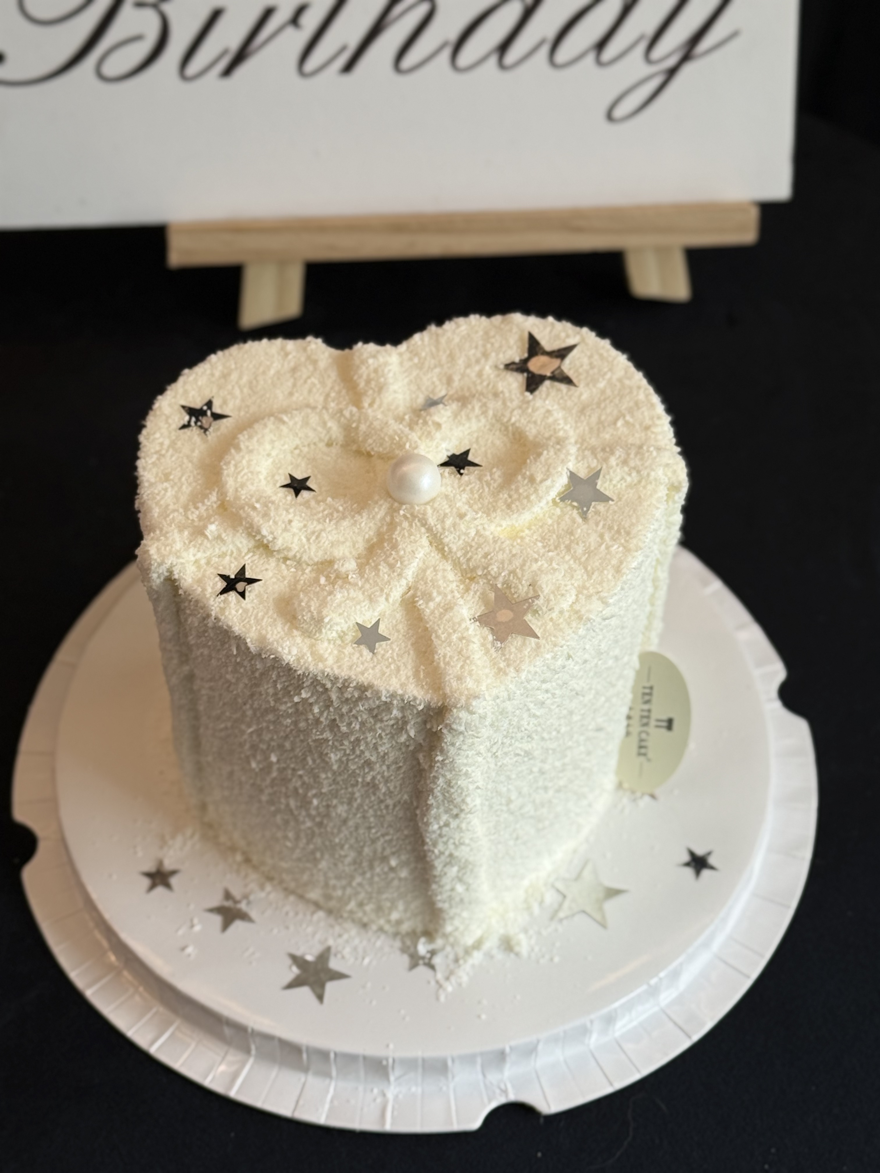 毛茸茸亮片星星蛋糕