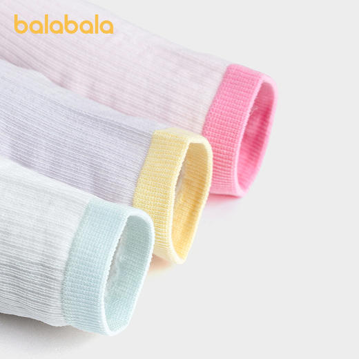 【商场同款】巴拉巴拉儿童袜子夏季网眼袜透气薄女童短袜棉三双装 商品图2