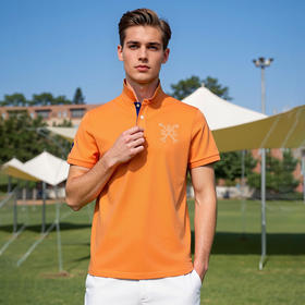 夏季新款男士短袖纯色翻领T恤polo衫纯棉上衣   XLM-CM8687147