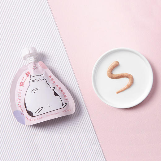尾巴生活猫二胖吸吸酱猫咪零食营养补水肉泥酱猫条湿粮包 商品图2