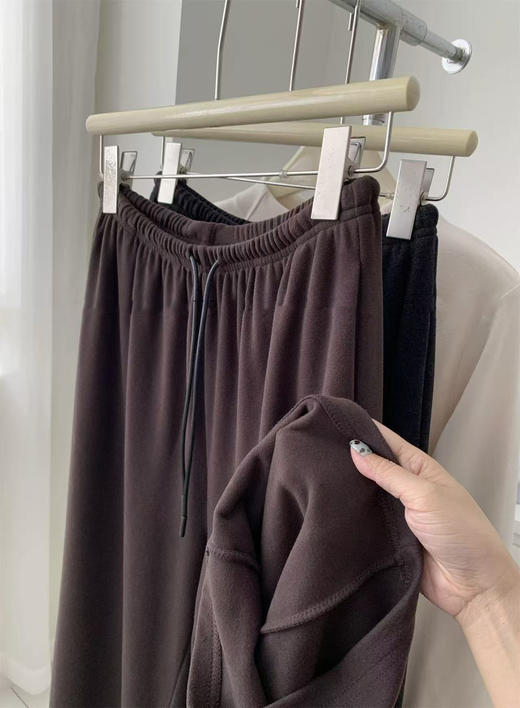 敲高性价比！面料敲舒服的澳绒阔腿裤糯米裤！ 商品图10