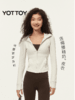 YOTTOY腰精奶皮衣连帽  瑜伽外套女  双鱼骨修身健身 跑步骑行上衣 商品缩略图0