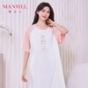 【商场同款】熳洁儿 带杯垫莫代尔棉连衣裙家居睡裙撞色可爱26203207 商品缩略图1
