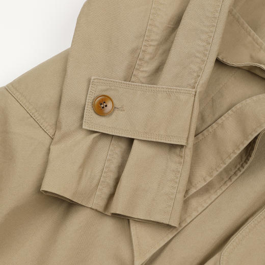 ROMI STUDIO"优雅新姿"轻薄高密珠地棉布中长款风衣 RWDSW63087 商品图4