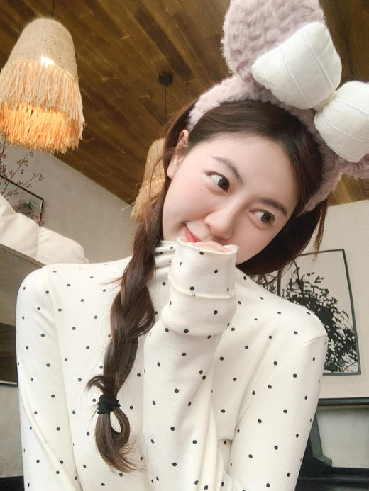 <曾小咸推荐>3.19现货秒杀 ！微信超特价！波点半高领打底衫T恤 日常119.99 立减60 秒杀59.99！！ 休闲裤（加绒）秒杀79.99！ 商品图10