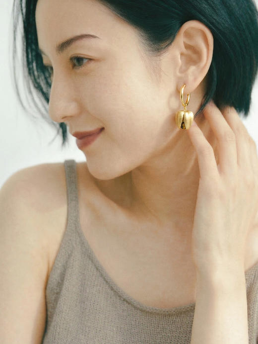 含晖·一年果实系列-开心果耳坠 商品图7