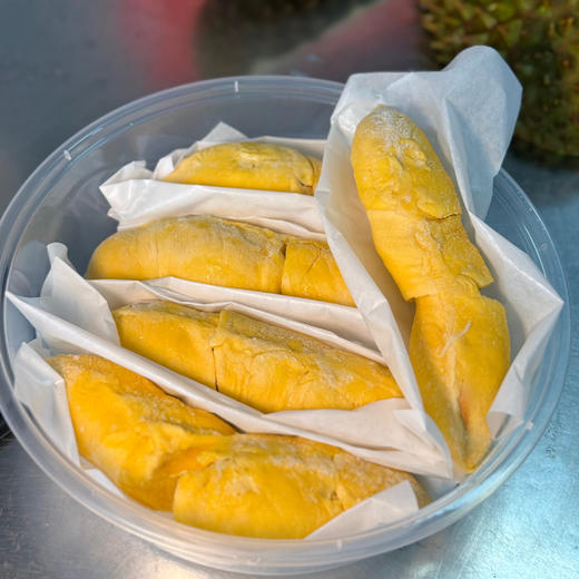 【老友福利】马来西亚液氮榴莲丨(猫山王/黑刺)猫山王微苦回甘、蜜甜奶香味；黑刺淳厚浓郁、绵密滑嫩（保5房）⭐️顺丰快递 商品图1