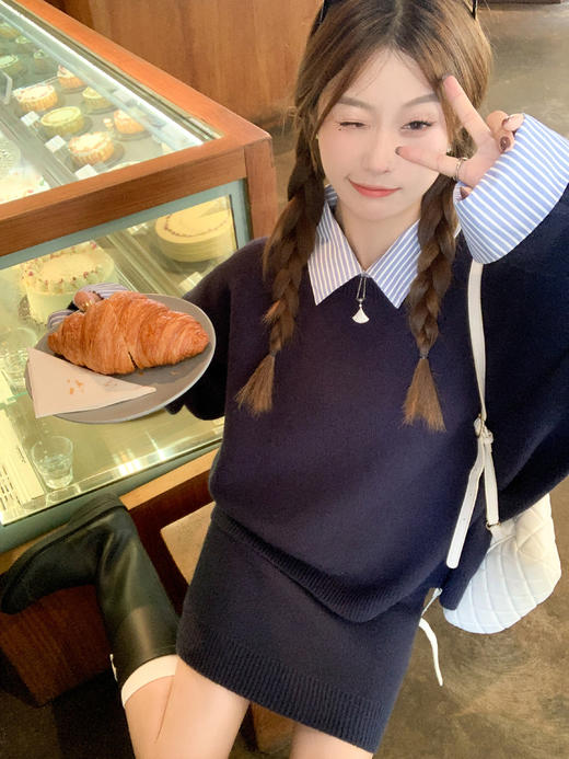 <曾小咸推荐>3.19现货秒杀 ！微信超特价！毛织包臀半裙 日常129.99 立减70 秒杀59.99！！ 翻领假两件毛衣 日常189.99 立减110 秒杀79.99！！ 商品图0