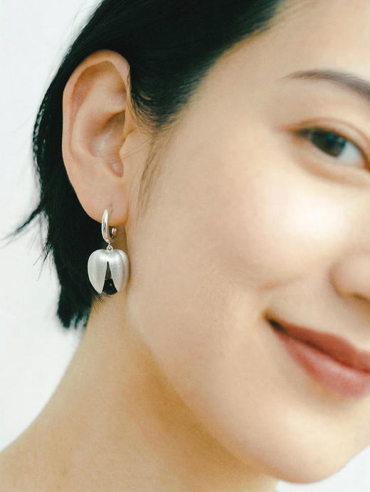 含晖·一年果实系列-开心果耳坠 商品图13