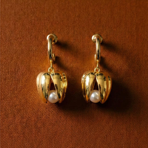 含晖·一年果实系列-开心果耳坠 商品图1