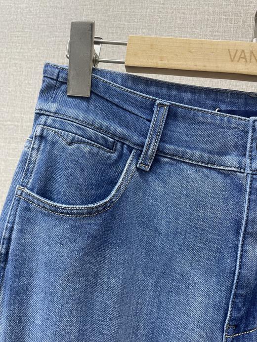 四面弹牛仔窄筒裤 商品图2