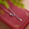子佩集S925银【神龙水岸】套链【DZ06112】纯银古法银项链平安扣镀金2509 商品缩略图2