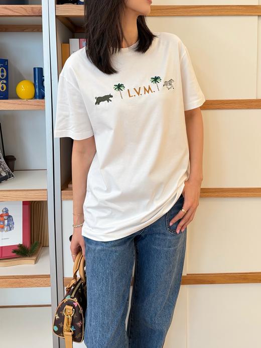 驴家新品心动来袭动物刺绣T恤（KX） 商品图0